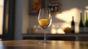 glass of white wine