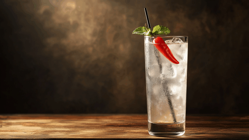 chilli gin cocktail