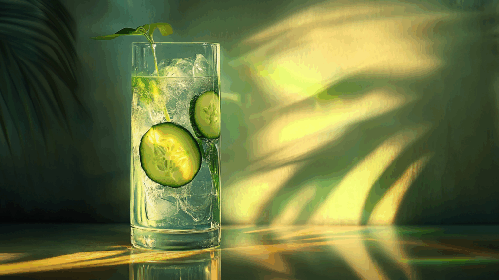 vodka and cucumber juice