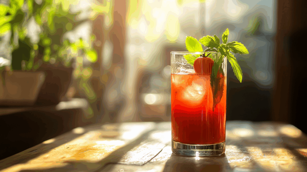 vodka and tomato cocktail
