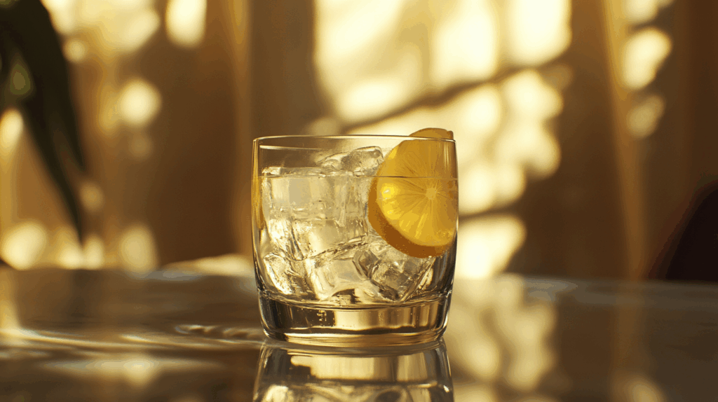 vodka and tonic water