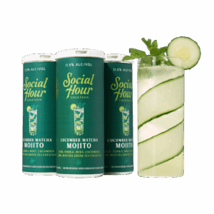 Social Hour Cocktails – Cucumber Matcha Mojito