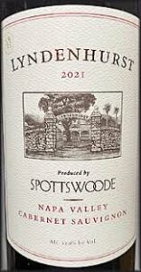 Spottswoode Lyndenhurst Cabernet Sauvignon 2021