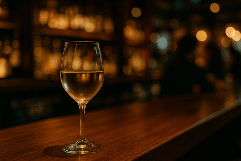 glass of wine