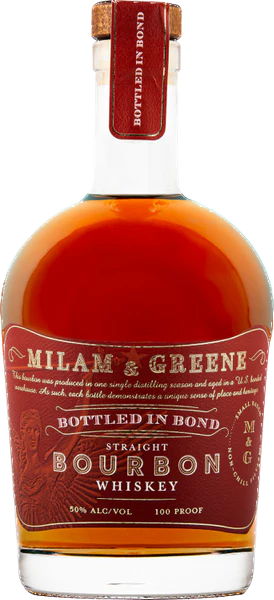 Milam & Greene Bottled In Bond Straight Bourbon Whiskey