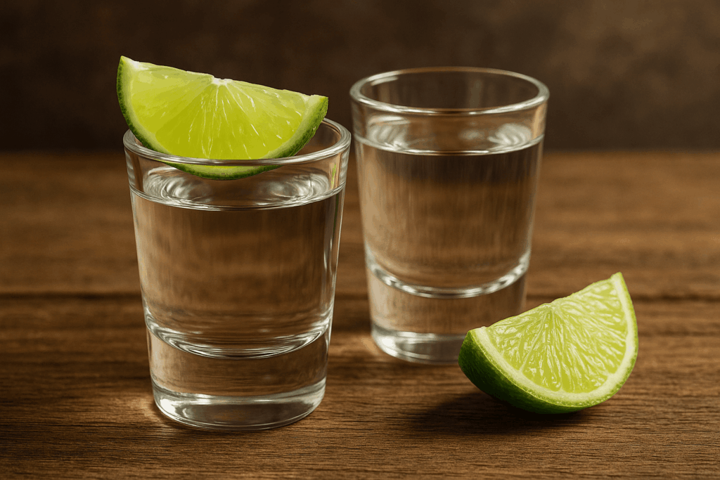 tequila with lime