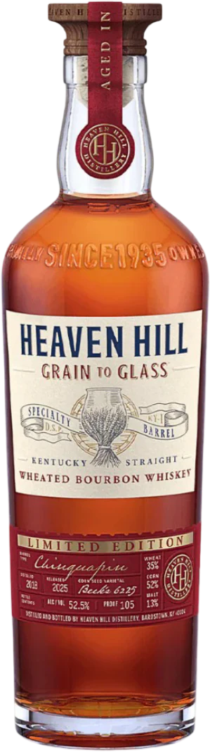 Heaven Hill Grain To Glass Specialty Barrel Chinquapin Oak Straight Wheated Bourbon