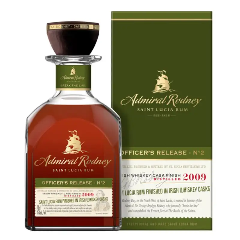 ADMIRAL RODNEY RUM OFFICER’S RELEASE No2 – IRISH WHISKEY CASK
