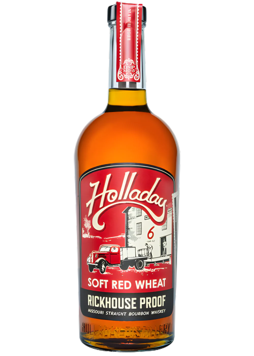 Holladay Soft Red Wheat Rickhouse Proof Missouri Bourbon Whiskey