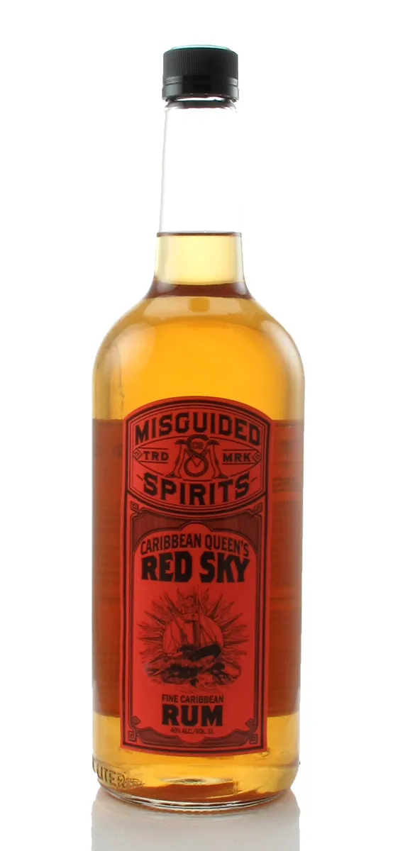 Misguided Spirits Caribbean Queens Red Sky Rum