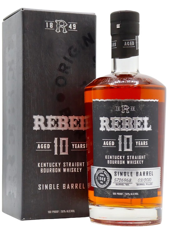 Rebel 10 Year Single Barrel Bourbon
