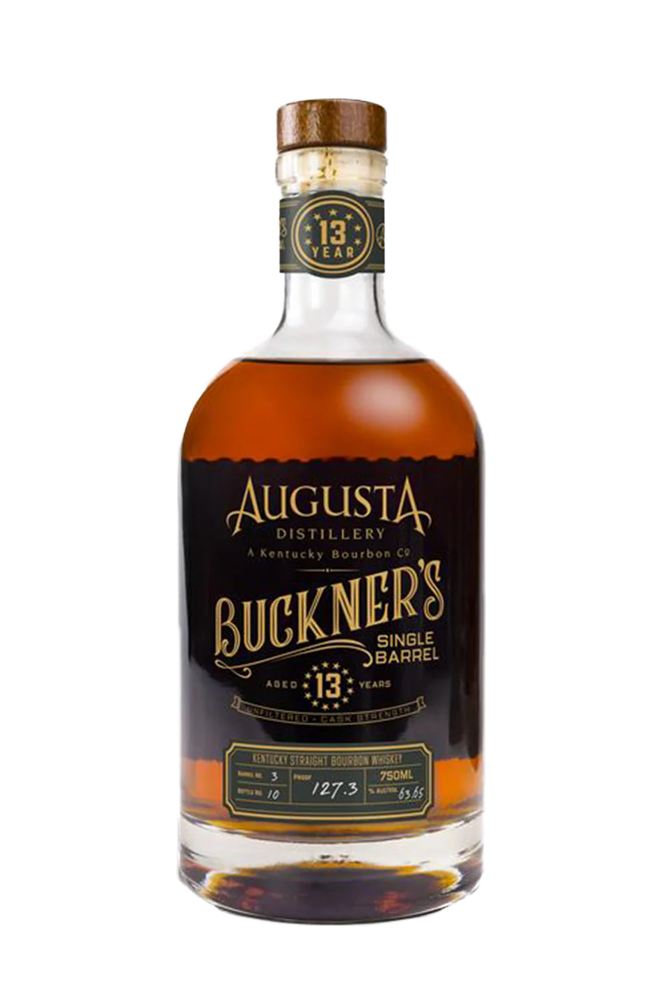 Augusta Distillery Buckner’s 13yr Cask Strength Single Barrel Bourbon Whiskey