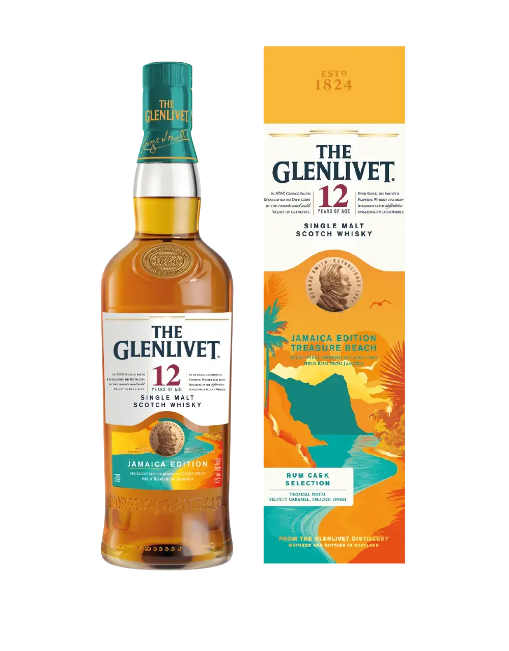 Glenlivet Jamaica Edition Rum Cask 12yr Single Malt Scotch Whisky