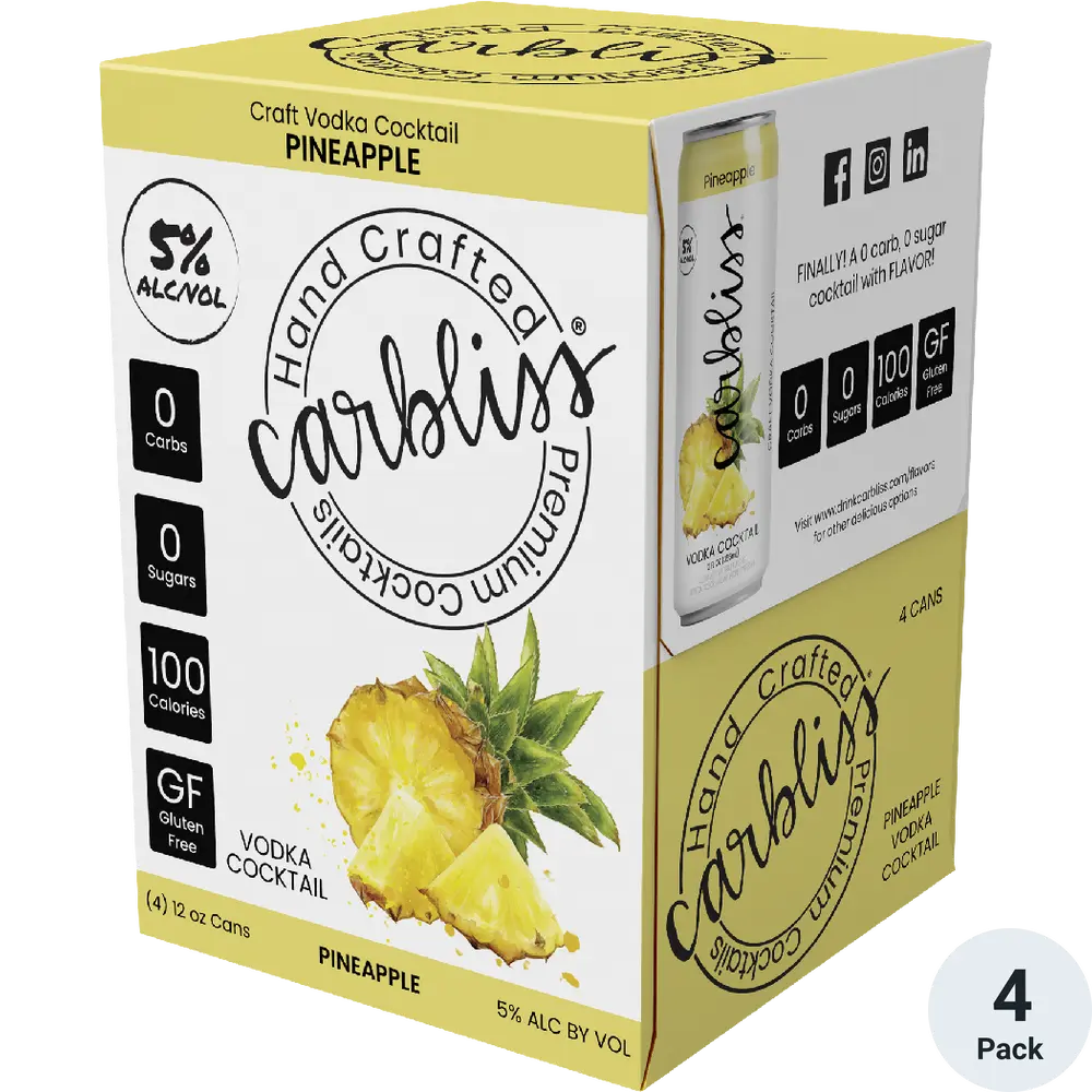 Carbliss Vodka Cocktail Pineapple