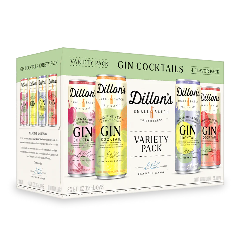 Dillon’s Gin Cocktails Variety Pack