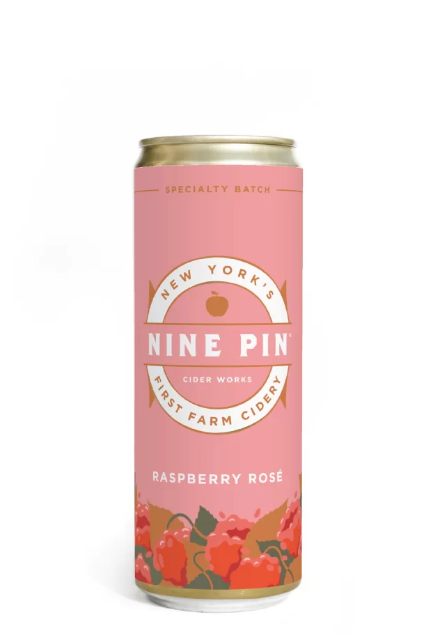 Nine Pin Raspberry Rose Hard Cider