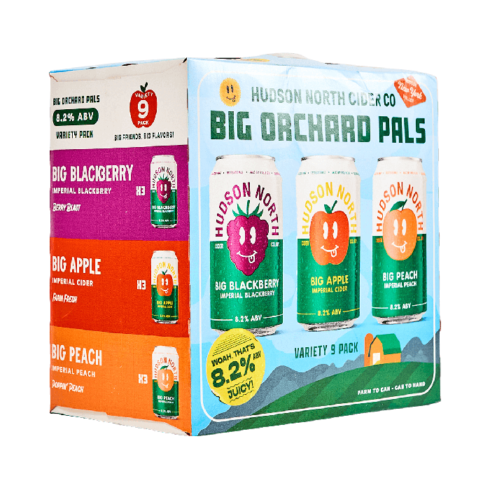 Hudson North Big Orchard Pals Nine Pack Hard Cider
