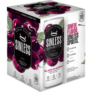 Sinless Black Cherry Vodka Cocktail