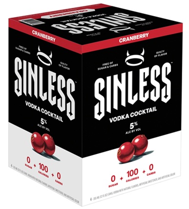 Sinless Cranberry Vodka Cocktail