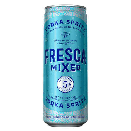 Fresca Mixed Vodka Spritz Zero Sugar 100 Calorie 4pk