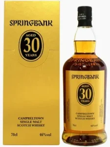 Springbank 30 Year Old Single Malt Scotch Whisky